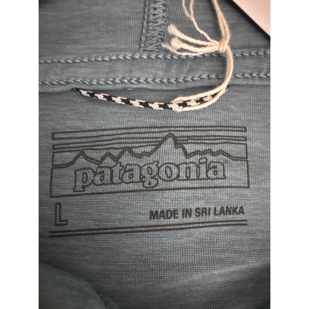 Patagonia Capilene Cool Daily Graphic Hoody Light Plume Grey Men's Large NWT - Picture 8 of 13